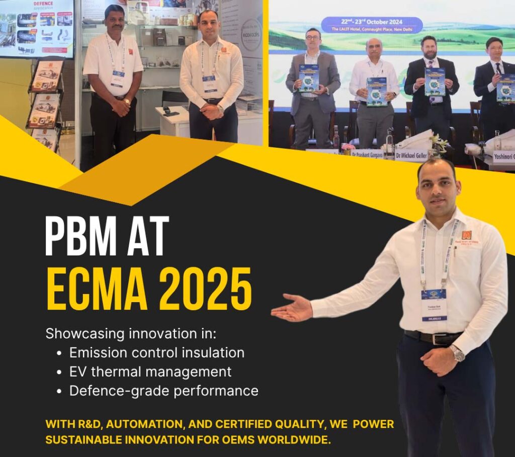 PBM team showcasing certified insulation innovations at ECMA 2025