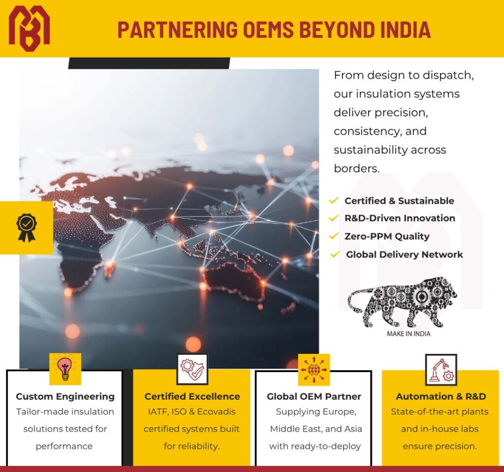 PBM partnering with OEMs through certified insulation solutions for sustainable, lightweight manufacturing in Europe.