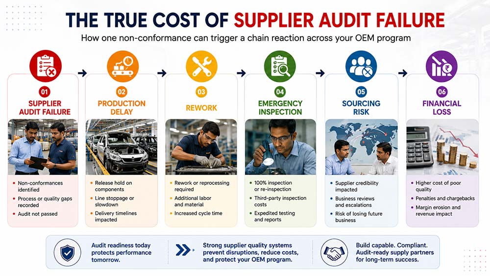 Financial impact of insulation supplier audit failure