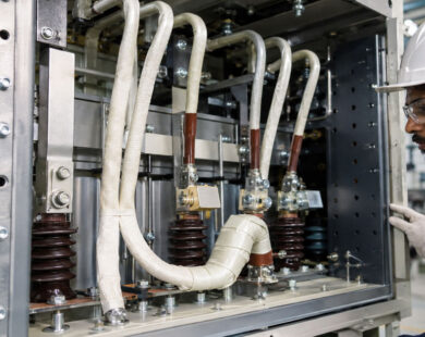 Fiberglass sleeves and tapes protecting electrical equipment conductors and terminations