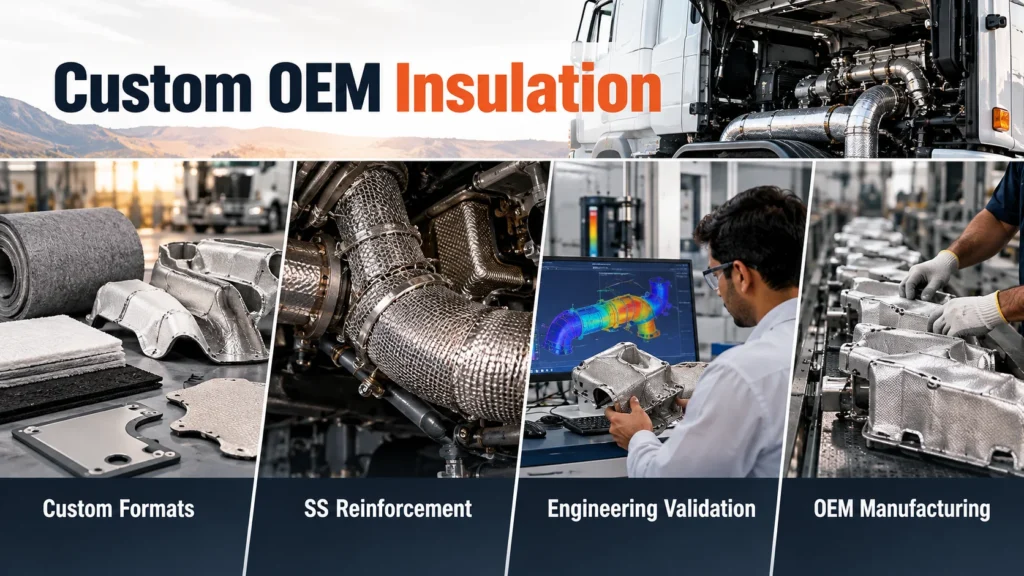 Custom heavy-duty vehicle insulation engineering, validation, reinforcement and OEM manufacturing.